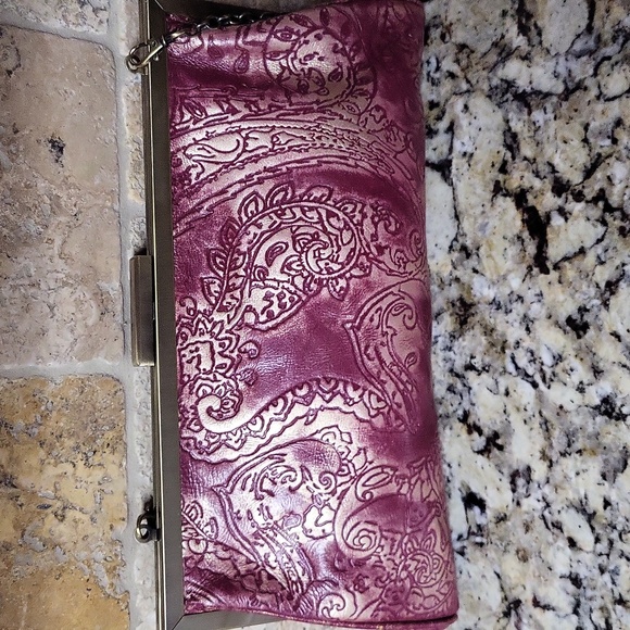 Patricia Nash Metallic Lace Athena Clutch